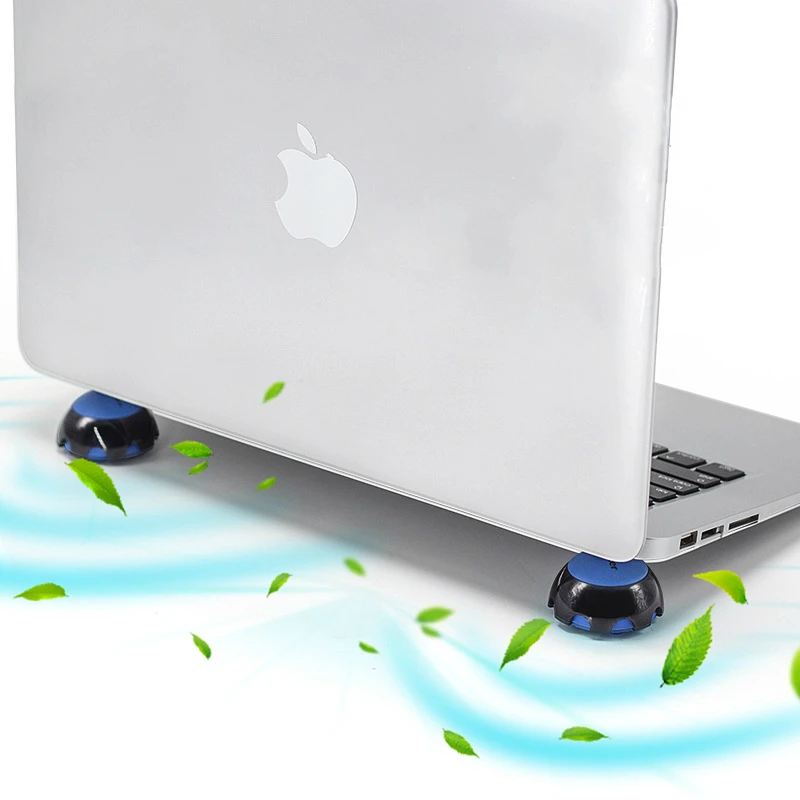 Ноутбук с магнитной защелкой и опцией подставки портативная охлаждающая подставка для ноутбука MacBook Прохладный Бал рассеивания тепла Нескользящая накладка кулер с поставкой смотровым окошком и Тетрадь