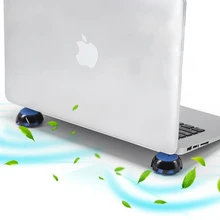 Ноутбук с магнитной защелкой и опцией подставки портативная охлаждающая подставка для ноутбука MacBook Прохладный Бал рассеивания тепла Нескользящая накладка кулер с поставкой смотровым окошком и Тетрадь