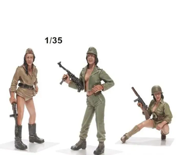 1/35 набор для строительства фигурок в стиле милитари девочек | Игрушки и хобби