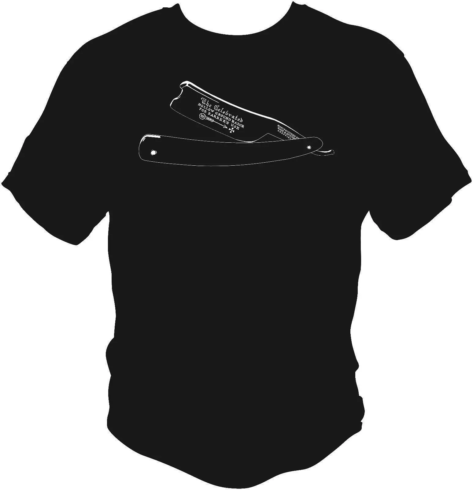 

2019 Summer Hot Sale Men T-shirt Wade and Butcher For Barbers Use Straight Razor Blade Celebrated T shirt