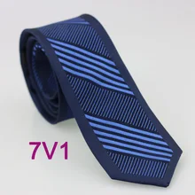 Yibei Coachella Галстуки тонкий темно-галстук тощий границы Королевский синий диагональные полосы Средства ухода за кожей Шеи Галстуки для Для мужчин и Для женщин узкий Средства ухода за кожей Шеи галстук Повседневное