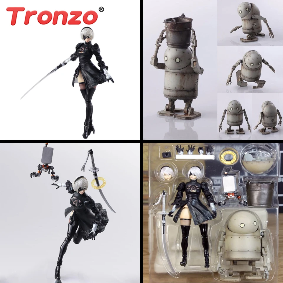 Экшн фигурка Tronzo 15 см 2B Nier Automata ПВХ номер 2 Тип B механическая спасательная