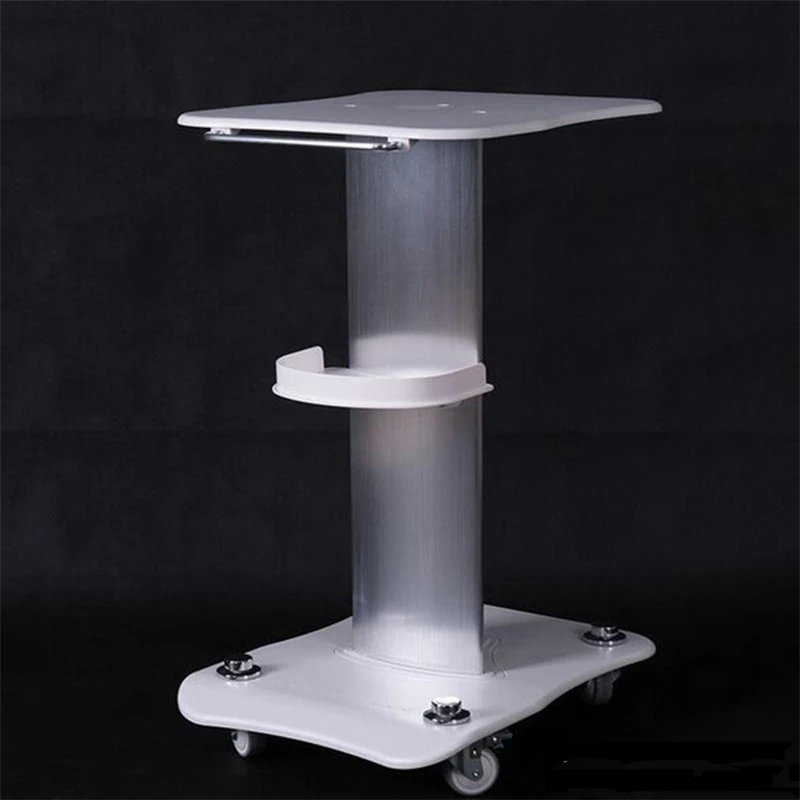 

High Quality Beauty Trolley Stand Holder Rolling Cart Roller Wheel Aluminum ABS Trolley for Hydro Dermabrasion RF Cavitation IPL