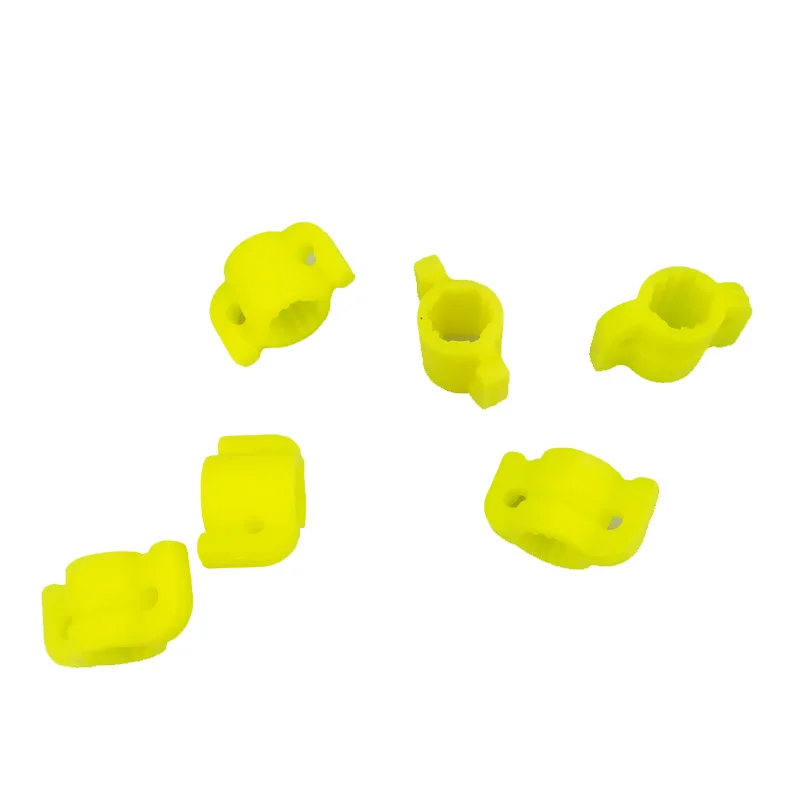 10pcs//set Yellow Plastic Bow Fishing Arrow Safety Slides for 8mm Arrow Shaft
