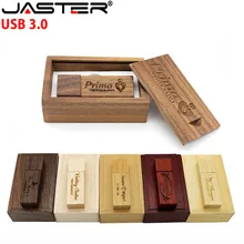 JASTER USB 3,0 Пользовательский логотип Деревянная Карта памяти usb флеш-накопитель ручка-накопитель 4 ГБ 8 ГБ 16 ГБ 32 ГБ 64 ГБ U диск свадебный подарок