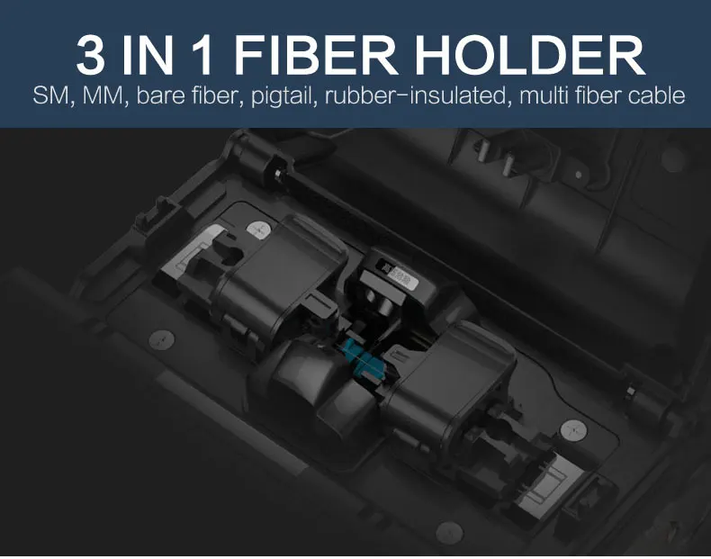 AB96A AI-8 SM& MM Автоматическая FTTH сварочная машина для сращивания оптического волокна 6 двигателей core align Fusion Splicer