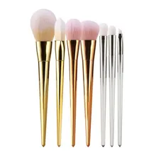 New Pro 7Pcs Cosmetic Makeup Brushes Set Bulsh Powder Foundation Eyeshadow Eyeliner Lip Make up Brush Beauty Tools Maquiagem -30