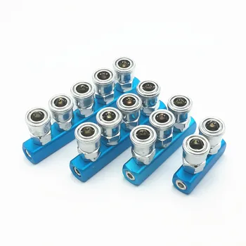 

SML Pneumatic fittings 1/4" C type gas distributor Quick connector High pressure coupling Air pump air compressor joint