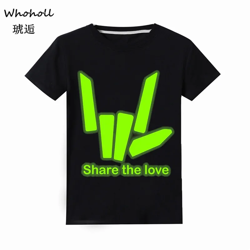 

Whoholl 2019 Boy Clothes Cotton T-shirt Short Sleeve Children Tee Shirts Share The Love Baby Girl Tops Spring&autumn T-Shirt 14T