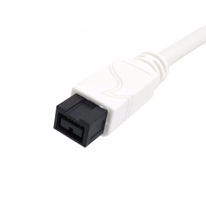 화이트 IEEE 1394 IEEE IEEE 6 핀 암-1394b 9 핀 수 Firewire 400-800 어댑터 케이블, 10cm 0.1m