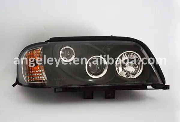 1996 2000 год для Benz W202 C200 C300 C180 автомобильные передние фары налобный фонарь черный