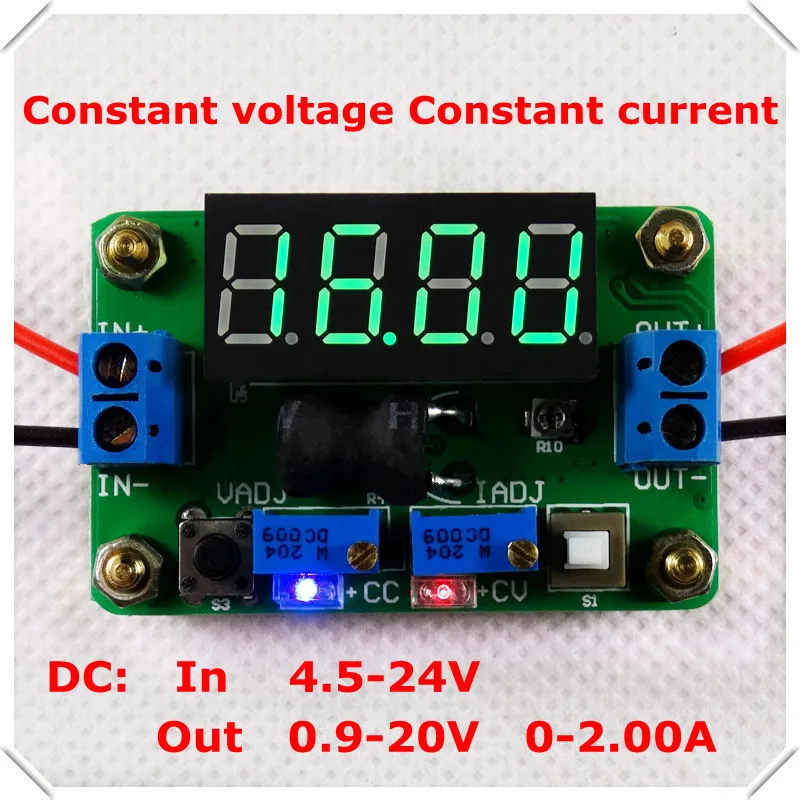 DC DC Adjustable Constant voltage/current Voltmeter Ammeter Step Down