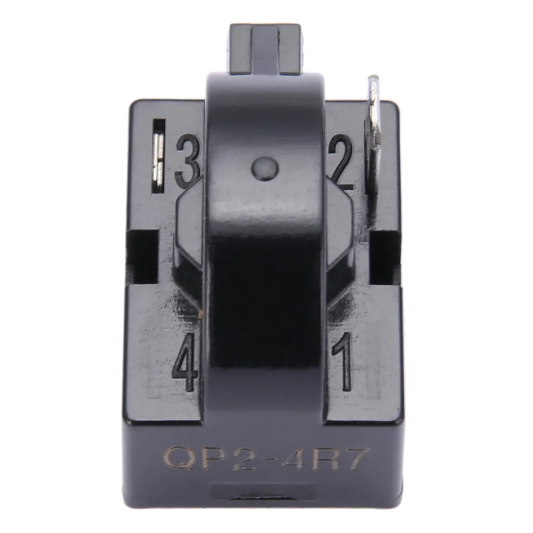 Refrigerator PTC Start Relay For 4.7 Ohm 1 Pin Compressor Refrigerator Start Relay Accessory MAYITR