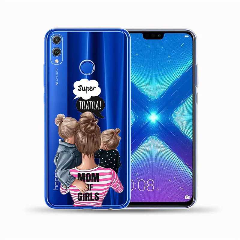 Волосы для мам и детей, девочек queen Мягкий ТПУ чехол Обложка для huawei Honor 9 10 Lite 8X 6X Y5 Y6 II Y3 Y7 Y9 Y5 Prime NOVA 3 3I 4 - Цвет: 11