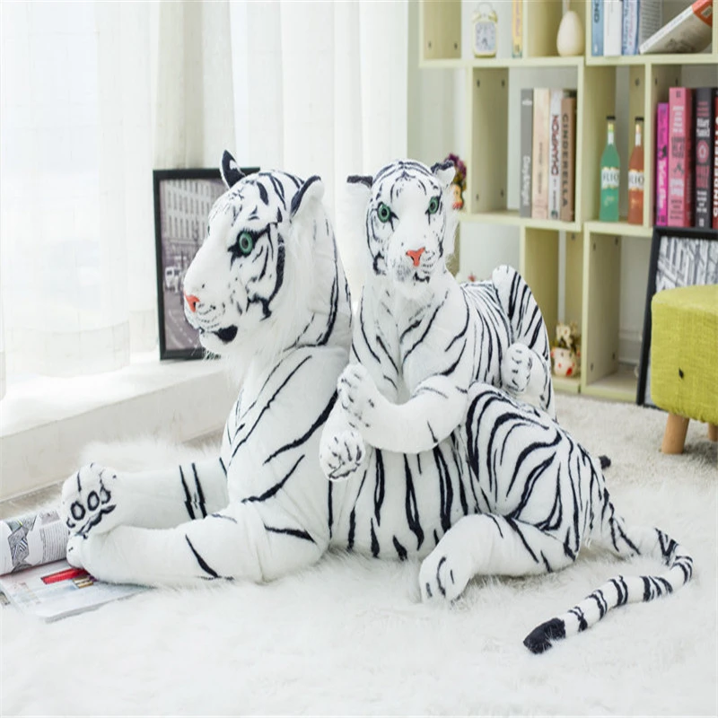 giant white tiger stuffed animal