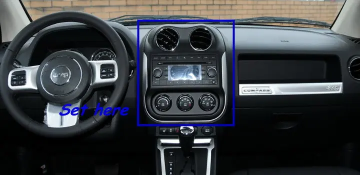 Для Jeep Patriot 2009~ 10." Car Android HD Сенсорный экран GPS Navi Радио ТВ фильм Andriod видео Системы(Без CD DVD