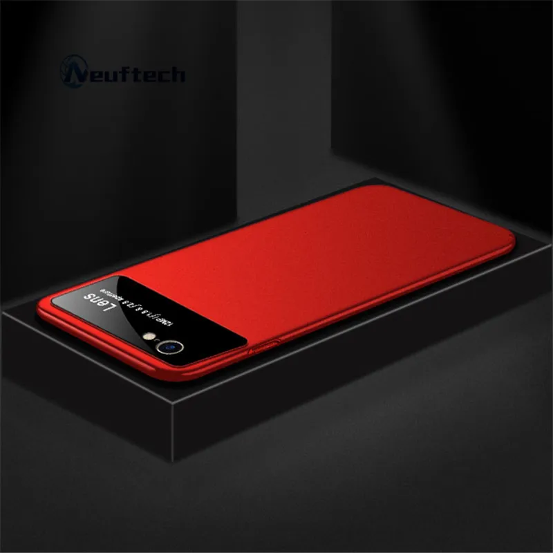 

Phone Original Luxury Case For iPhone 7 8 Plus X 10 6 6S Shockproof Back Cover Case on the For iPhone 7 6 6 S 8 X Hard Cases Red