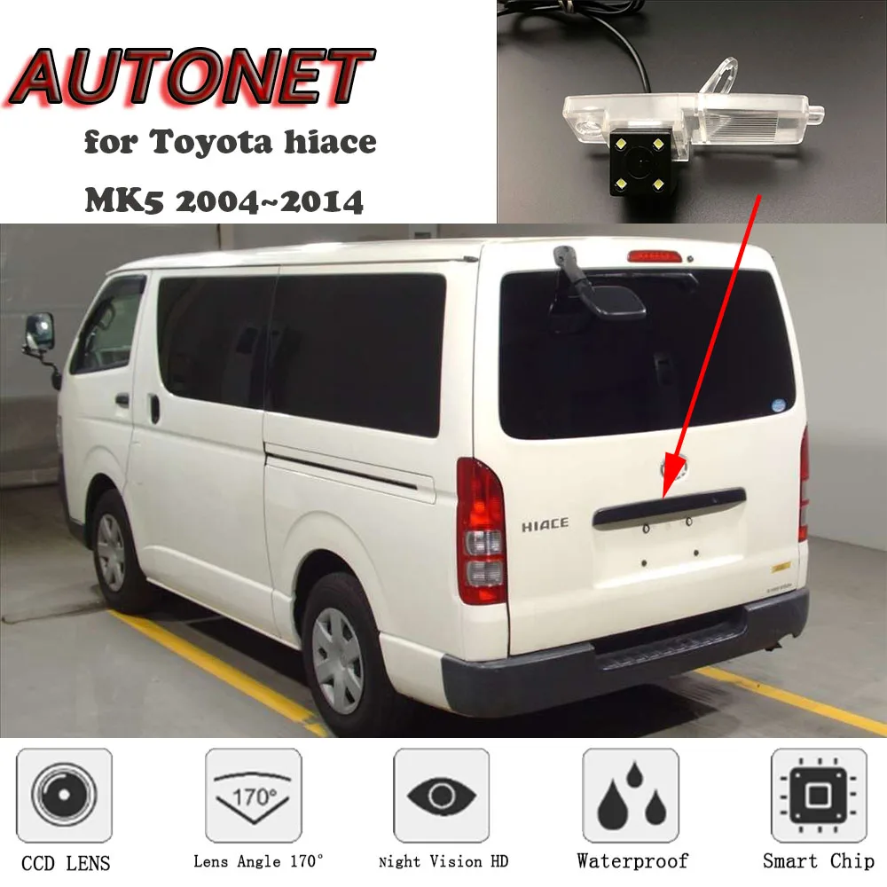 

AUTONET camera For Toyota Hiace H200 Commuter RegiusAce Ses'fikile Ventury Quantum MK5 2004~2014 Backup Rear View camera