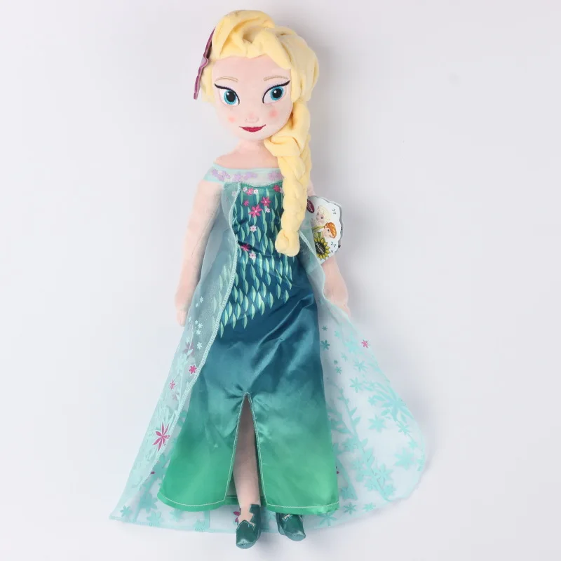 Disney Frozen Fever 40 см-50 см Снежная королева принцесса Анна Кукла Эльза игрушки мягкие плюшевые детские игрушки подарок