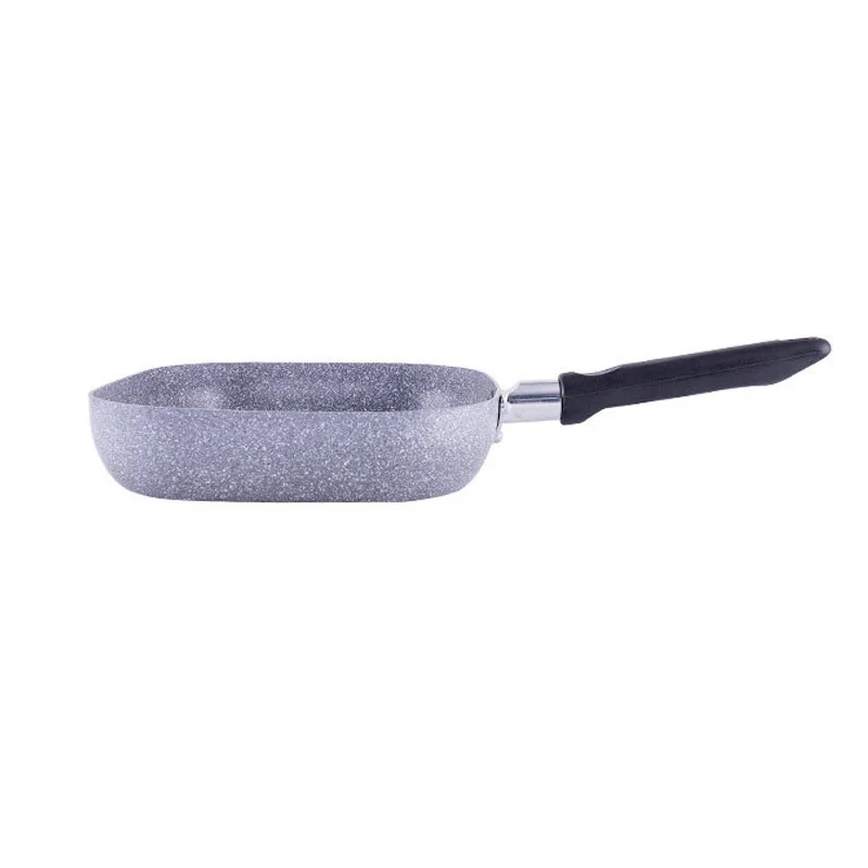 PFDIYF 3-в-1 для приготовления блюд без масла-дыма Кастрюля Сковорода для стейка Многофункциональный завтрак сковорода для жарки без каблука с антипригарным покрытием горшок для газовой Плита - Цвет: gray