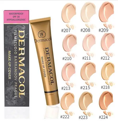 

Freckle Removing Concealer dermacols Makeup For Face Foundation Cover Freckles Acne Marks Waterproof Cosmetic Palette Contouring
