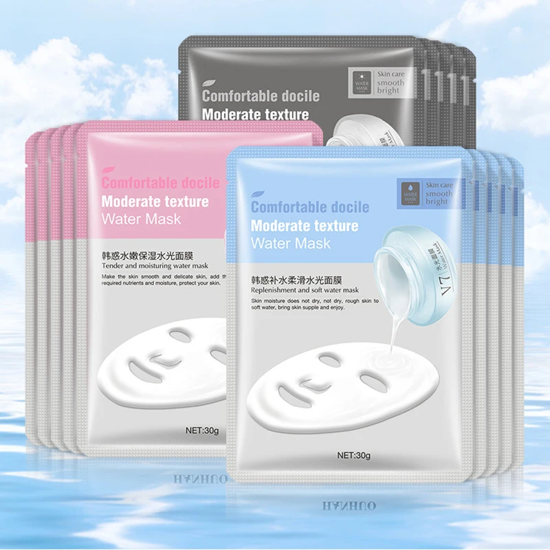 

HanHuo V7 Water Facial Mask Skin Care Tender and Moisturing/Replenishment and Soft/Clean and Transparent three types optional