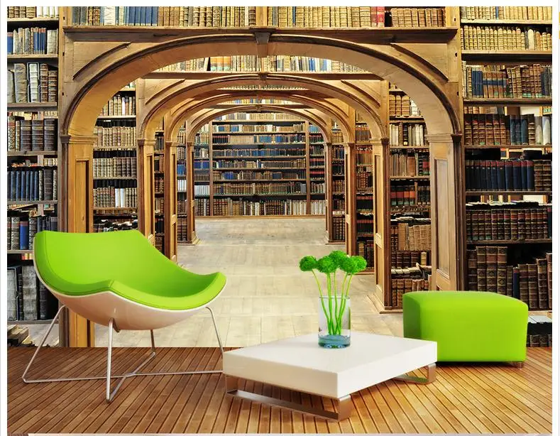 Popular Library Wall MuralsBuy Cheap Library Wall Murals lots from