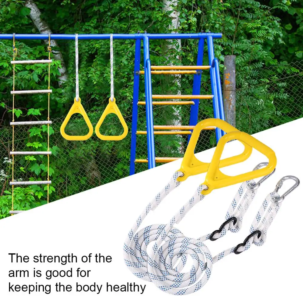 

Outdoor Rings Swing Children Playground Flying Gym Rings Swing Flying Pull Up Ring Sports Indoor Swing Games Sports Toys