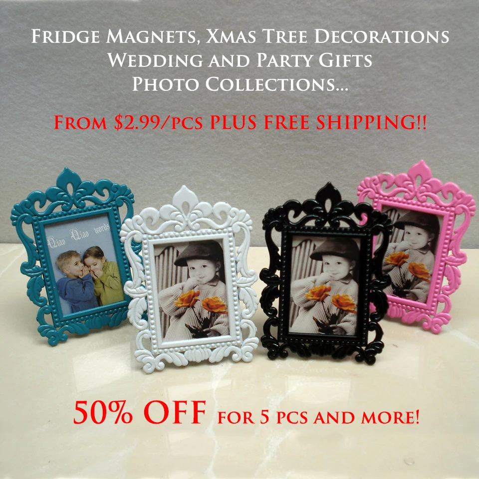 Mini small metal art picture frames, fridge photo frames best