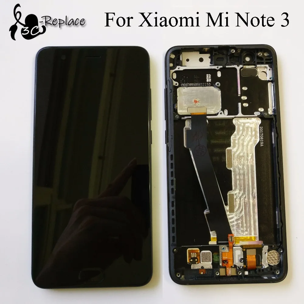 Дисплейный модуль для Xiaomi Mi Note 3 100% дюйма черный/синий | Мобильные телефоны и