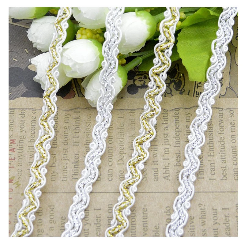 Clothing Braided Lace Ribbon Home Decoration Cheap Decorative 1cm Lace