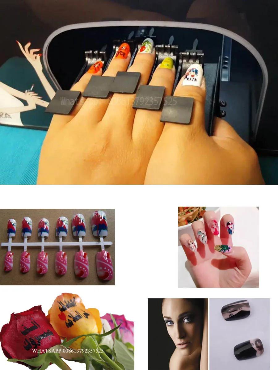 Máquina de Impressão Anos de Garantia Impressora de Unhas Mais Recente Modelo 3 Digitais Melhor Vender Flores Impressora 5 2021 3 de unhas digitais melhor vender 3 flores impressora