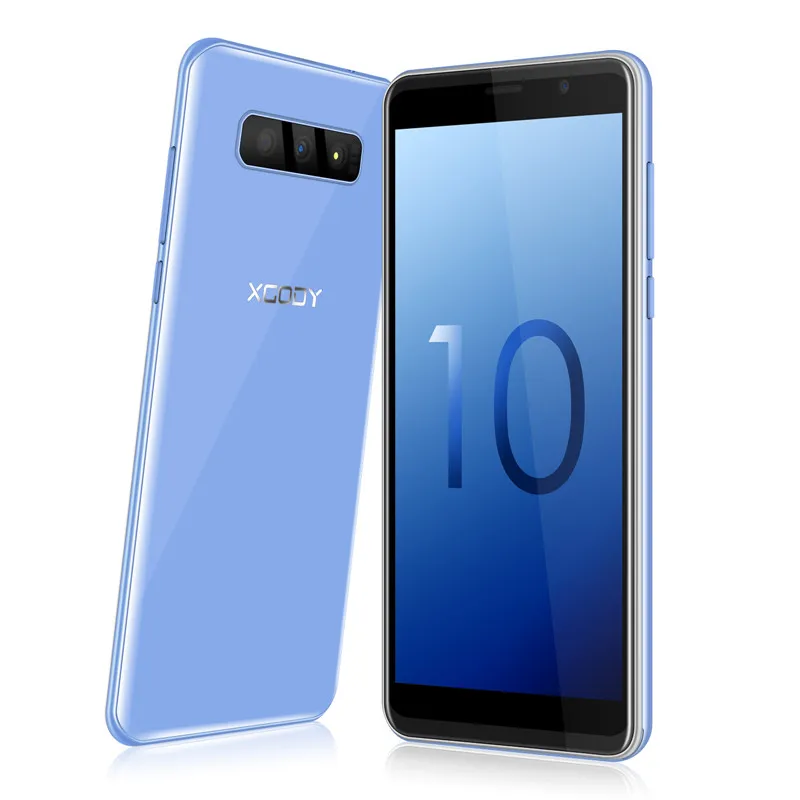 XGODY S10 мобильный телефон с 5 дюймовым 18:9 ОЗУ 2 Гб ПЗУ 16 MT6580 четырехъядерный двойной