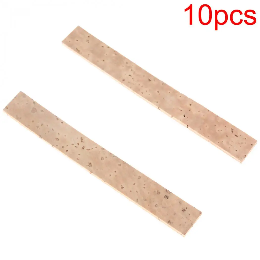 

10pcs Natural bB Clarinet Neck Cork Sheet 81 x 11 x 2mm