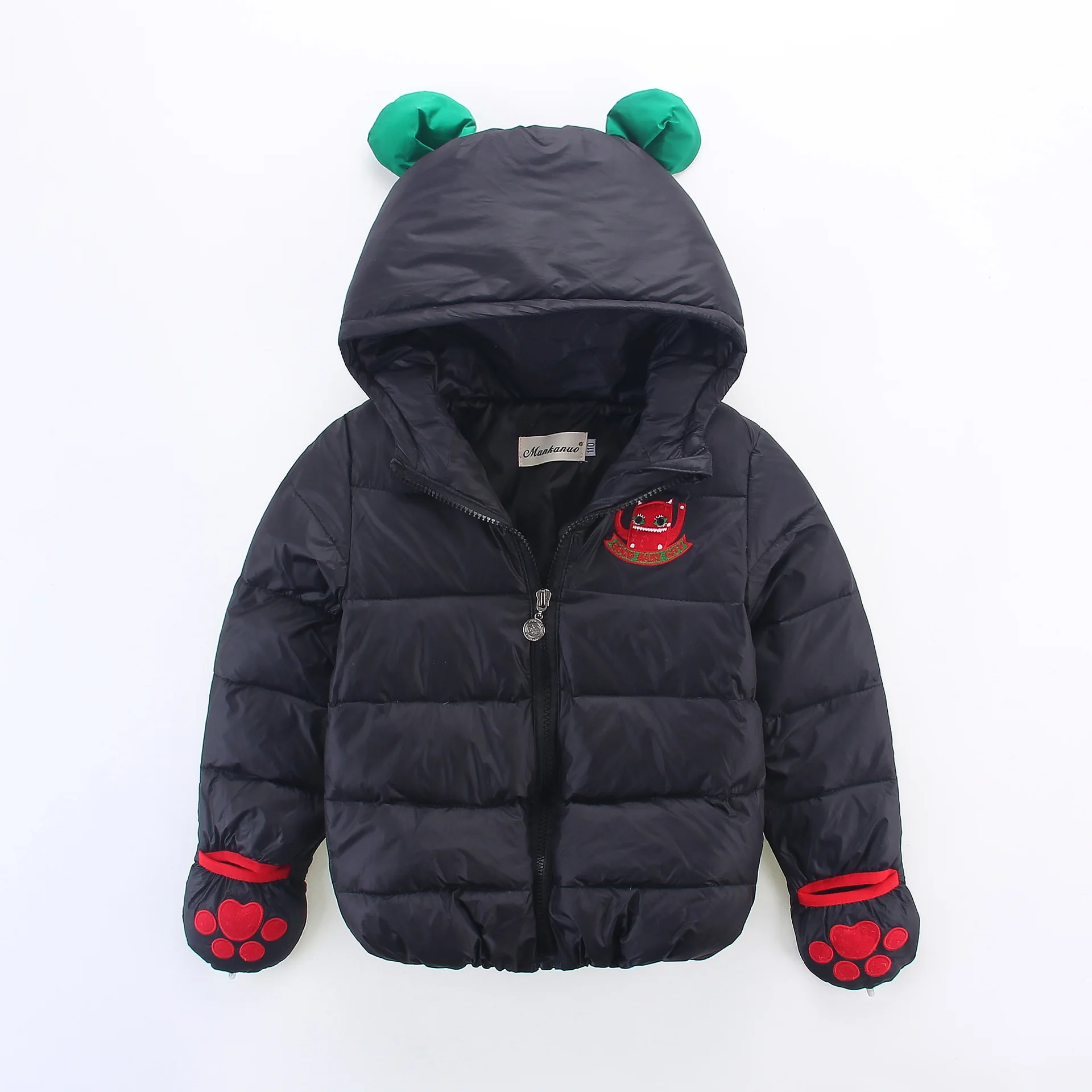 Girls Winter Coat Baby Down Coat Parka with Gloves Hoodie Winter Kids Jacket for Girls Children