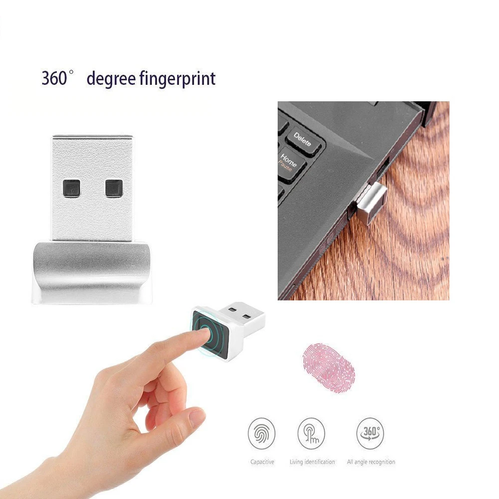Смарт ID USB считыватель отпечатков пальцев для Windows 10 32/64 бит безпароль входа/входа