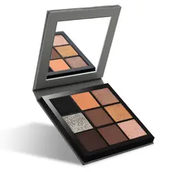 Профессиональный макияж тени для век блестками Make Up Eye Shadow 9 Цвета смешанные мерцающий матовая палитра теней Водонепроницаемый Наборы