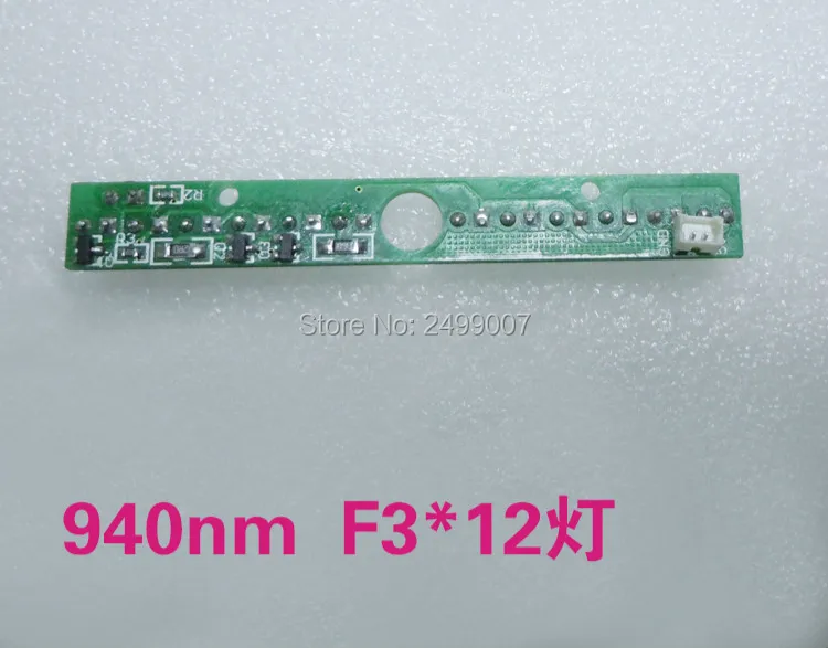 Lihmsek DC5V 12 шт. IR LEDs F3 мм инфракрасная светодиодная плата 940nm CCTV СВЕТОДИОДНАЯ Лампа
