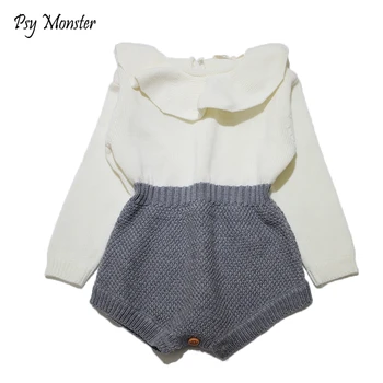 

Wool Baby Rompers Spring Baby Girl Clothes Cute Newborn Clothes Roupas Infant Baby Jumpsuits Kids Costume Girls Sweater W229