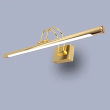 12 Вт 63 см классическое Латунное bathroom амбициозное освещение светильники