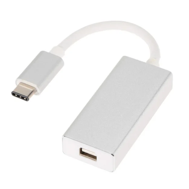 20PCS-USB-3-1-Type-C-Male-to-Mini-DP-Display-Port-Female-Converter-Adapter-Cable (1)