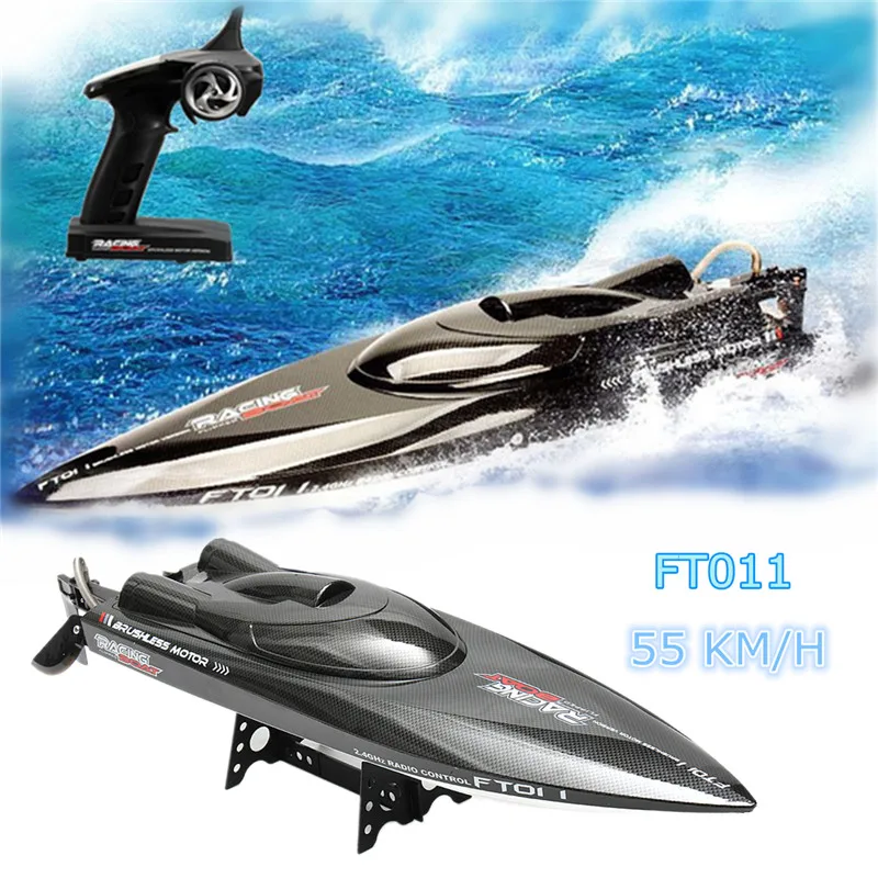 Feilun FT011 65 CM 2.4G 50 km/h المياه المبردة فرش السيارات RC سباق القوارب Feilun FT011 65 CM 2.4G 50 km/h المياه المبردة فرش السيارات RC سباق القوارب