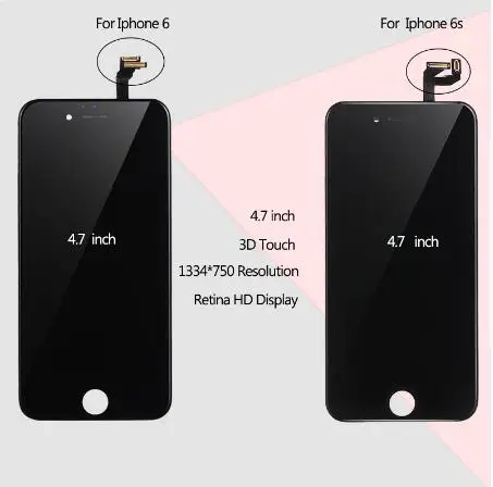 AAA качественный ЖК экран для iphone 6 замена дисплея в сборе с оригинальным