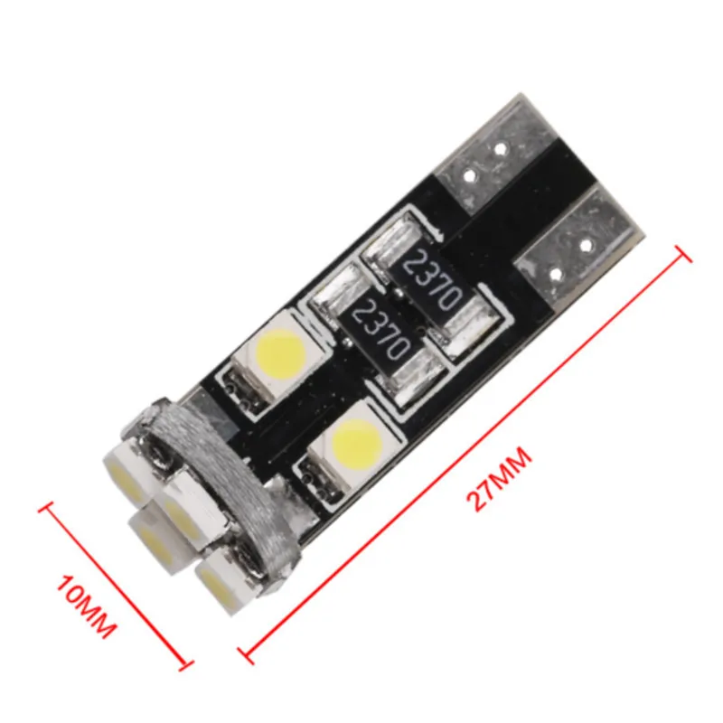 100 шт./лот canbus T10 8SMD 3528 1210 светодиодный Canbus без ошибок OBC 194 168 W5W T10 светодиодный интерьер can-шины лампы Белый