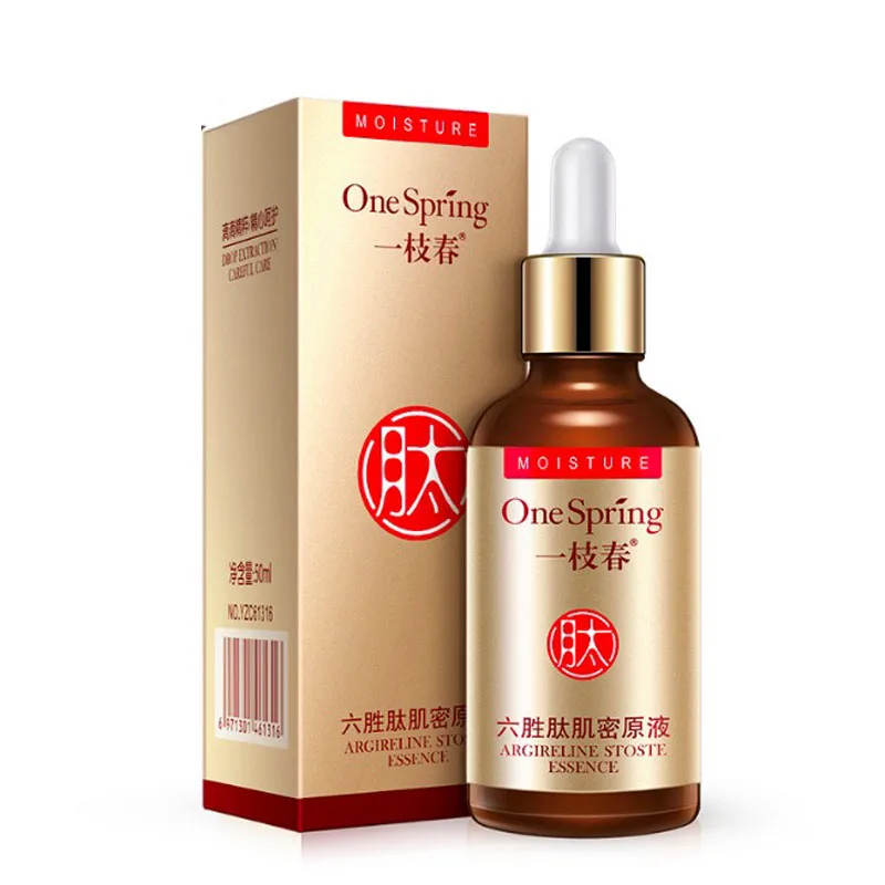 

New Hyaluronic Acid Argireline collagen peptides anti wrinkle Face Serum skin care anti-aging Essence Moisturizing Whitening