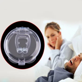 

Portable Stop Snoring Anti Snore Magnetic Nose Clip Apnea Guard Care Tray Sleeping Aid Health Care Sleeping Aid Equipment