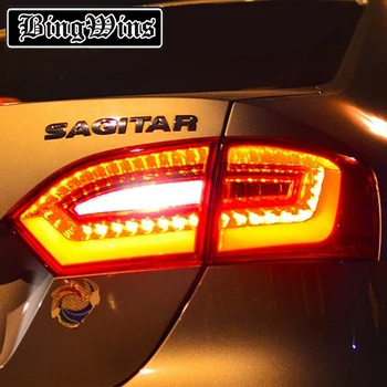 

Car styling for taillights for VW Jetta Tail Lights 2011-2014 Jetta MK6 LED Tail Light LED Rear Lamp DRL+Brake+Park+Signal Back