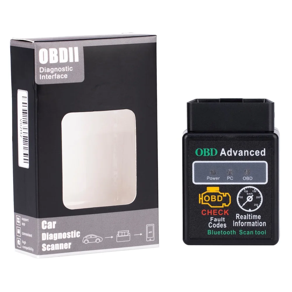 Горячая Распродажа OBD/OBD II Mini ELM327 Bluetooth работает на Android инструмент диагностики