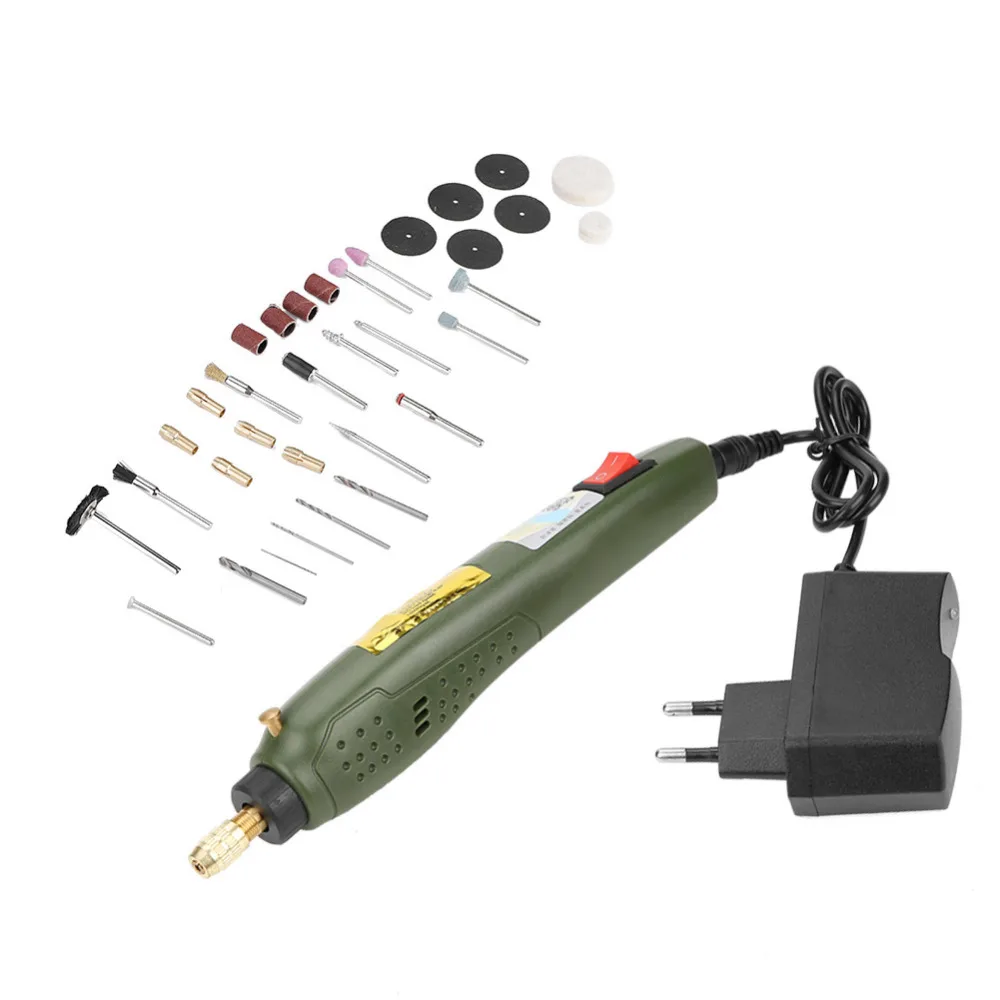 AC 220V/DC 12V 20W 16000 rpm Electric Drill Rotary Tools Tile Grinder