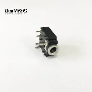 

20pcs 3.5 Headphone Jack PJ-306A Two-channel Stereo Rib Earphone Socket